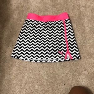 Slit athletic skirt